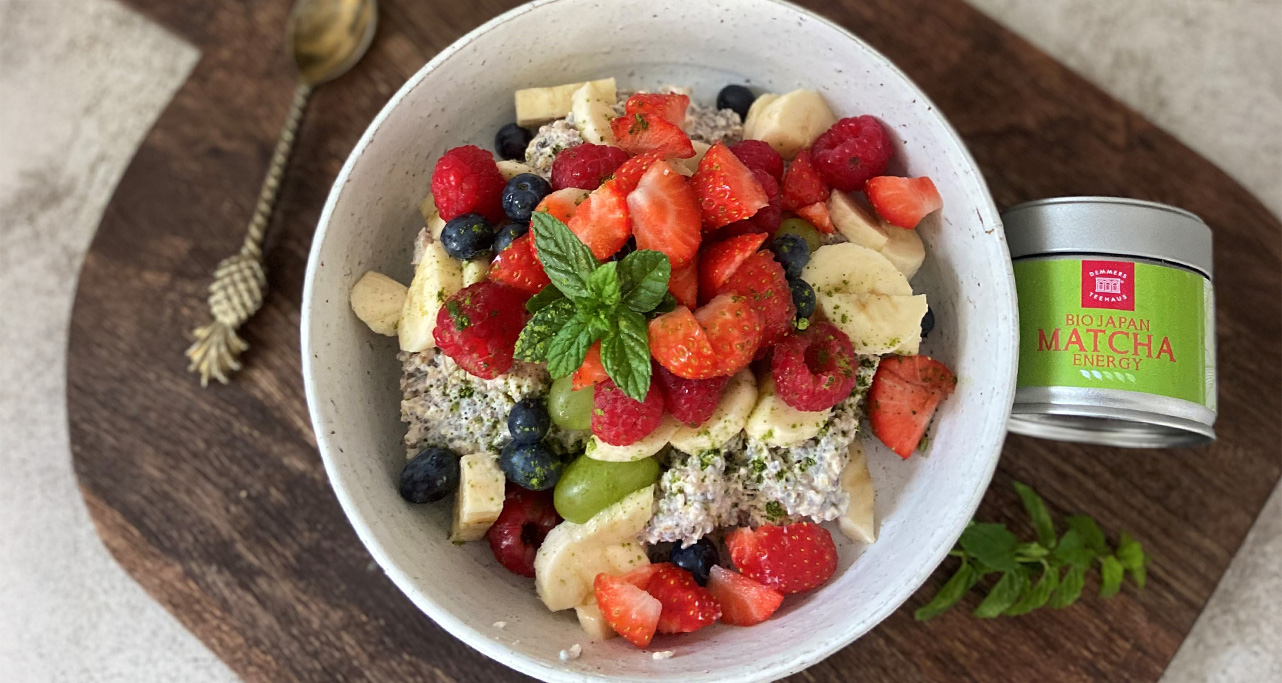 Matcha Porridge Rezeptbild